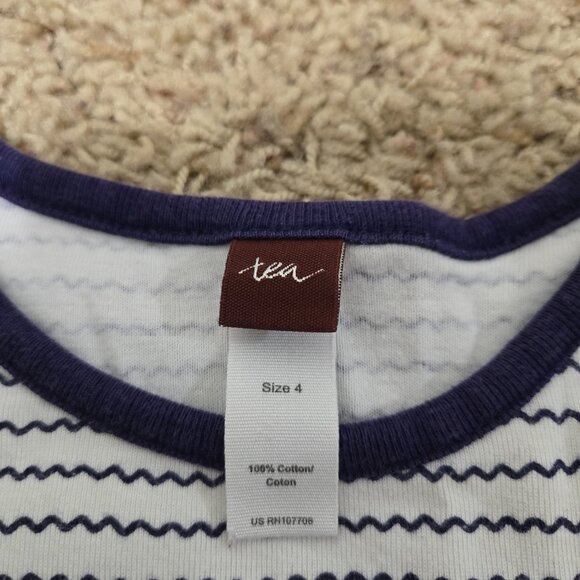 Tea Collection Floral Dress w/Pockets Girls Size 4 - Picture 4 of 5